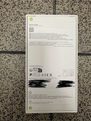 iphone 17 pro max OVP Bild 2