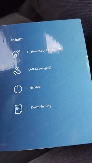 O2 Home Spot LTE Router  