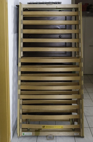 2 x Lattenrost für Betten 200 x 90 cm, Buche