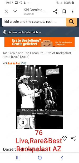 KidCreole75CoconutsAZ AbbaZappa AmbrosZander