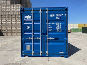 1x 20ft NEUER Seecontainer 2024 - CHS CIMC Blau wasserdicht