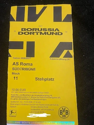 bvb Tickets für Samstag 