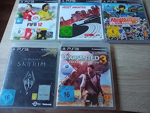 verschiedene PS3 spiele 