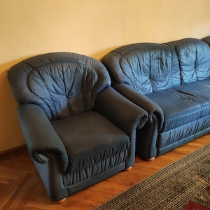 Sofa, Couch mit bettfunktion, ausziehbar - zu Verschenken