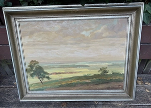 Seltenes Gemälde von Wilhelm Wickertsheimer