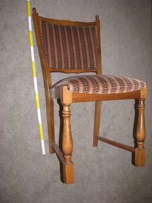 6 rustikale Esszimmerstühle