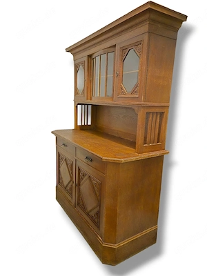 Schrank - Buffetschrank mit Anrichte - Küchenschrank - Dielenschrank 