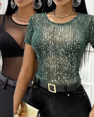 Tshirt in glitter 