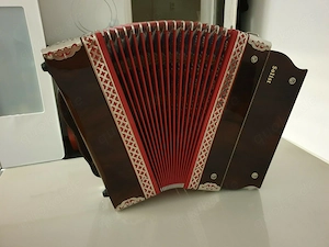 Diatonisch Steirische Harmonika Öllerer Solist 4 Reihig G-C-F-B mit Koffer  Bild 2