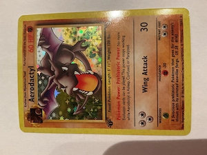 Aerodactyl Pokémon Holo 1 Edition 