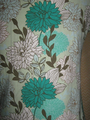 NEU Blumen Blüten Flower Power Baby Doll T- Shirt ESPRIT Gr. 38-40  S-M grün- Töne