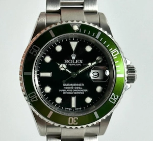 Ich verkaufe meine Rolex-Uhr.