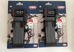 Unbenutzt Fahrradschlösser verpackt 