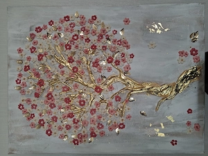 Bild Gemälde Baum 