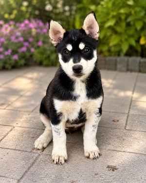 Typvoller Pomsky Rüde - auszugsbereit