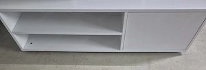 Kleines Low TV Board weiss 