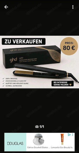 Ghd Glätteisen Gold
