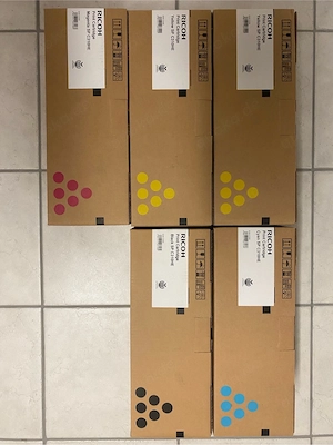 5x Original Ricoh SP C310HE Toner   Schwarz, Cyan, Magenta, Yellow Bild 6