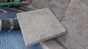 Gartenplatten zu verschenken