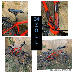 rad 24 zoll kind orange 