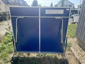 Cornilleau 100 S Crossover Outdoor Tischtennisplatte blau   sehr guter Zustand