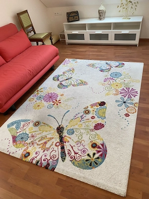 Schöner Designteppich zu verschenken (160x230)