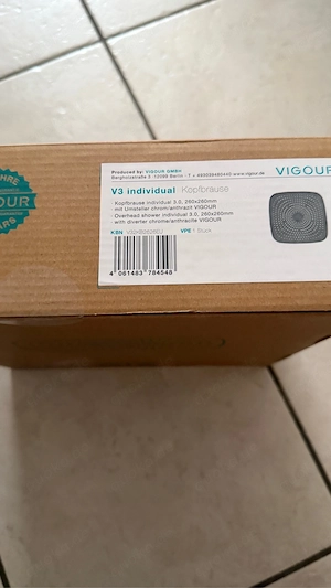Vigour Kopfbrause V3 neu