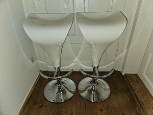 Neuwertig! 2 Design Hocker Barhocker SADDLE höhenverstellbar á 45,-! TOP!