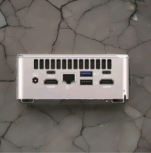 Geekom A8 Mini PC Desktop Ryzen 7 8745HS 16GB Ram1TB Ssd Hdmi Lan Silber Bild 2