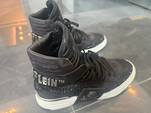Original Philipp Plein High-Top Sneaker Gr. 42 mit Kristallbesatz