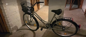 Fischer Unisex Fahrrad mit Korb, Gepäckträger, 3 Gängen, StVO-Konform