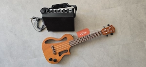 Harley Benton ElUke-50C NT + Kong Lefifteen Verstärker + Leho Tasche