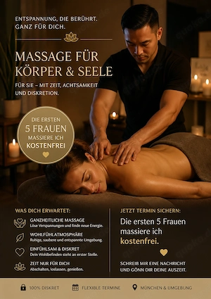 Entspannung, Nähe & Wohlfühlen   private Massagen für Frauen