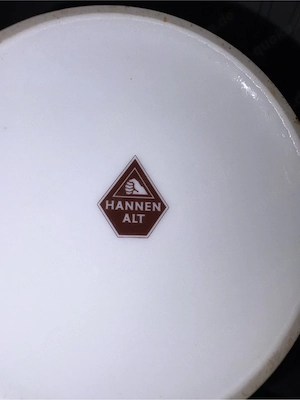 3 HANNEN ALT Bierkrüge mit Zinndeckel - Porzellan - Sammler Bild 5