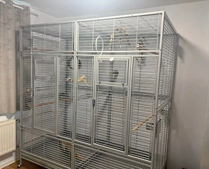 Montana Cages XXL Doppelvoliere  New Arkansas II    Papageienkäfig