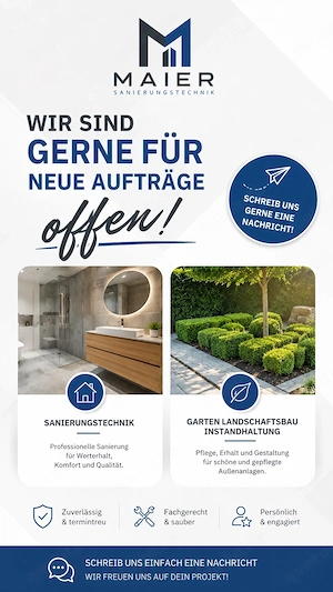 Maier Sanierungstechnik garten und Landschaftsbau 