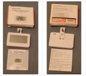 Kühlschrankthermometer, Digitale Wasserdichte Thermometer kühlschrank 