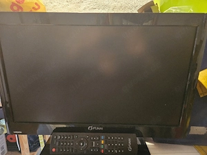 Flachbildfernseher mit Fernbedienung 