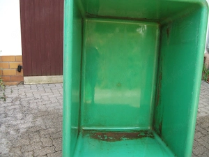 Kunststoffbütte 1100L Fassungsvermögen 