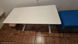 ErGear Schreibtisch elektrisch höhenverstellbar 140 70 weiß   4 Speicher Bild 5