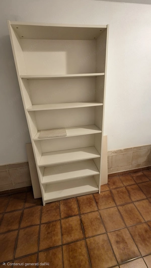 Bücherregal   Standregal 2   weiß ca. 2 m   stabil, gebraucht   VB