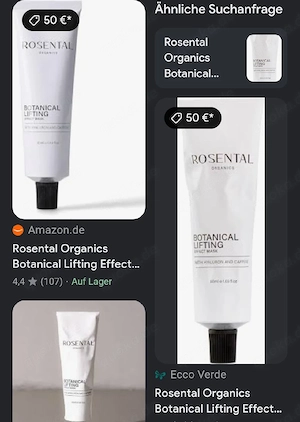 Botanical Lifting Cremes 