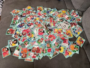 ich verkaufe mein sticker es sind 333 sticker wm 2026