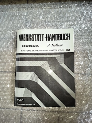 Honda Prelude BB Bj. 92 Werkstatthandbuch 