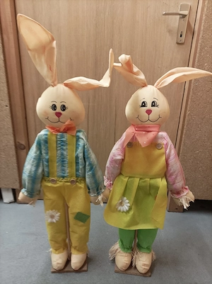 Großes Osterhasen - Paar 