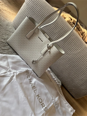Michael Kors Handtasche Weiss Grau Shopper