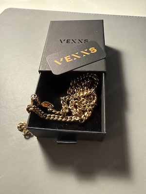 VEXXS Goldkette   Panzerkette (60 cm)   Top Zustand mit OVP