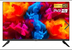 Kiano SlimTV 32 Zoll LED Fernseher HD Ready DVB-T2 S2 HDMI USB PVR Schwarz