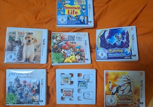 Verkaufe ganze Sammlung an 3DS Spielen und Cartridges 
