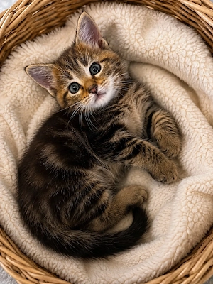 Main coon mix Kitten  